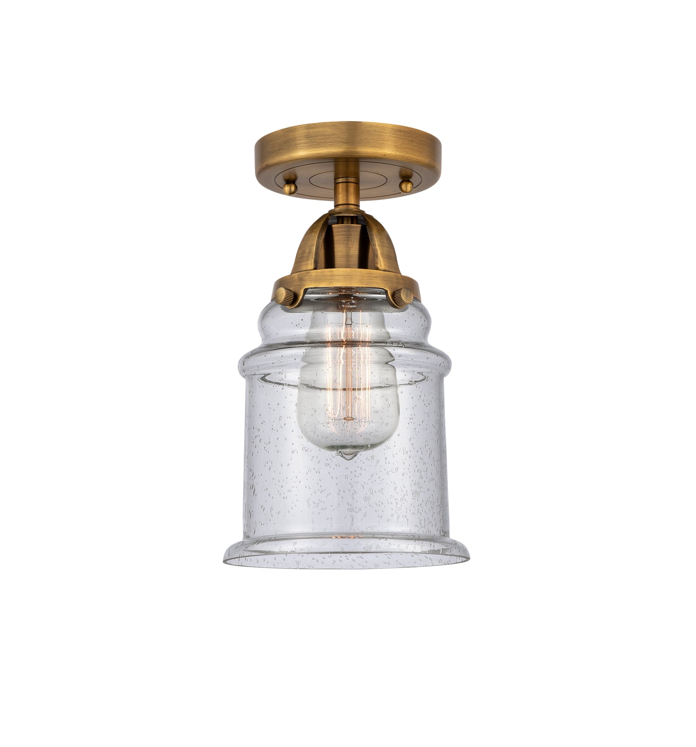 Nouveau Semi-Flush Mount Brushed Nickel