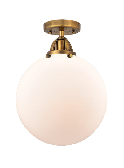Nouveau Semi-Flush Mount Brushed Nickel