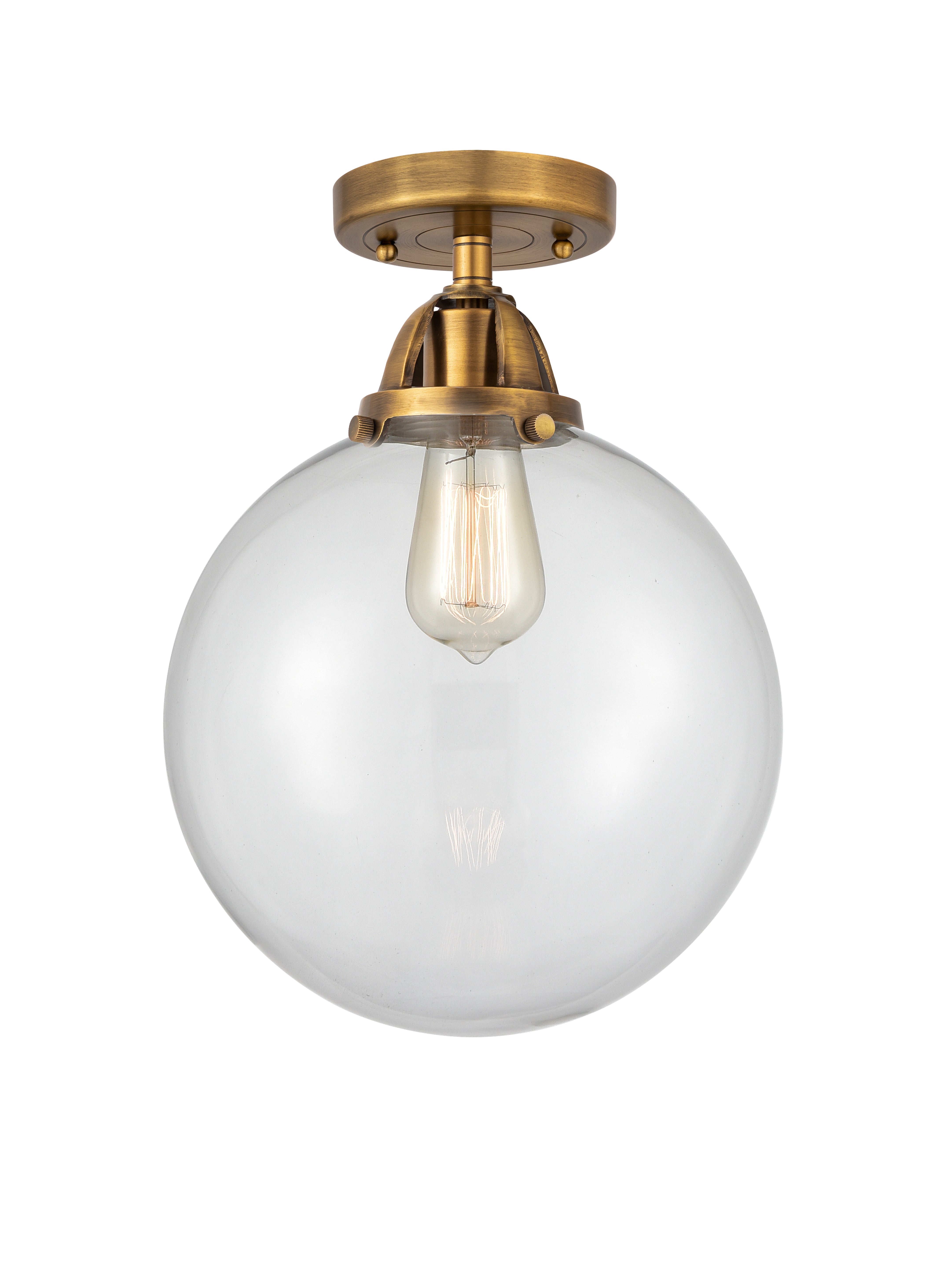 Nouveau Semi-Flush Mount Brushed Nickel