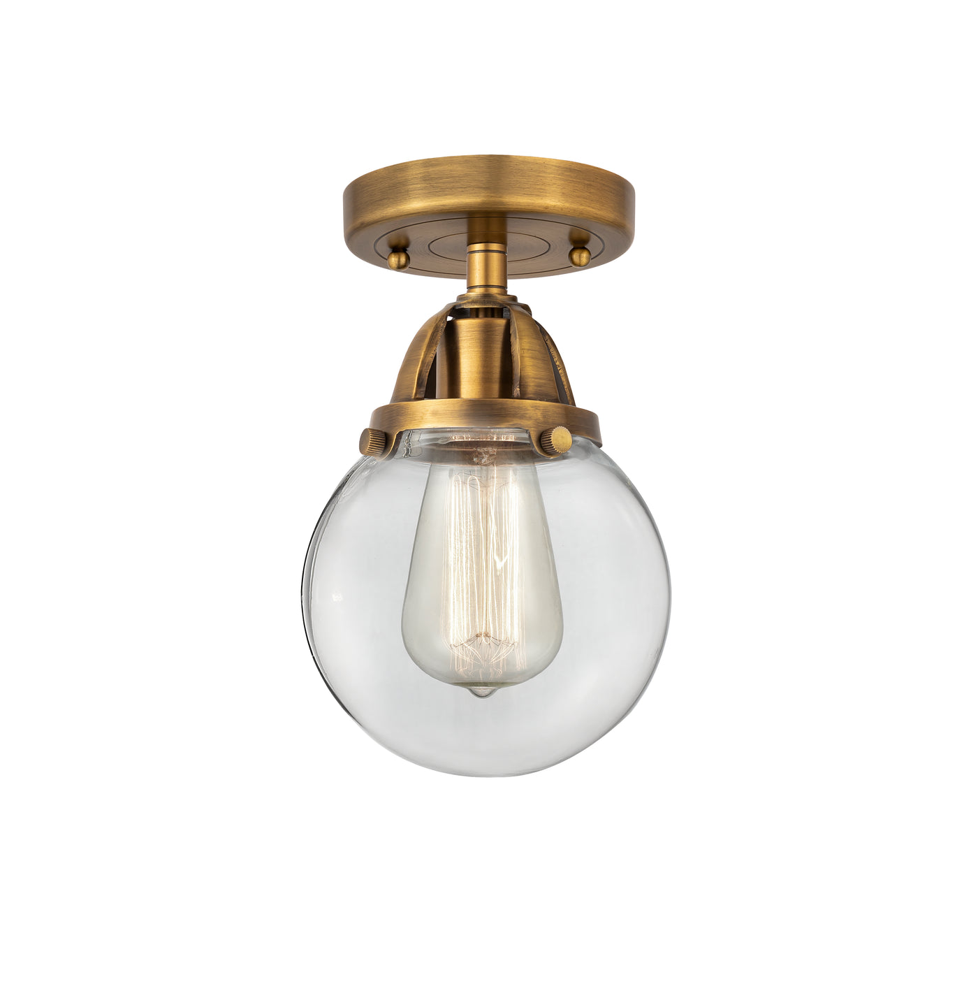 Nouveau Semi-Flush Mount Brushed Nickel