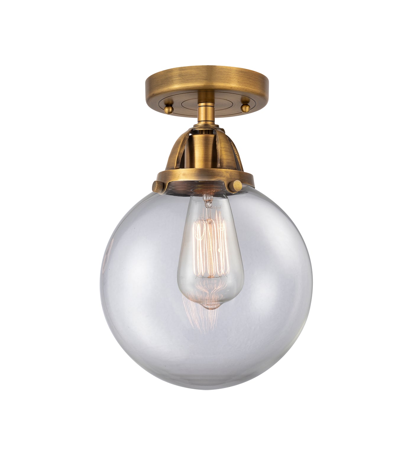 Nouveau Semi-Flush Mount Brushed Nickel