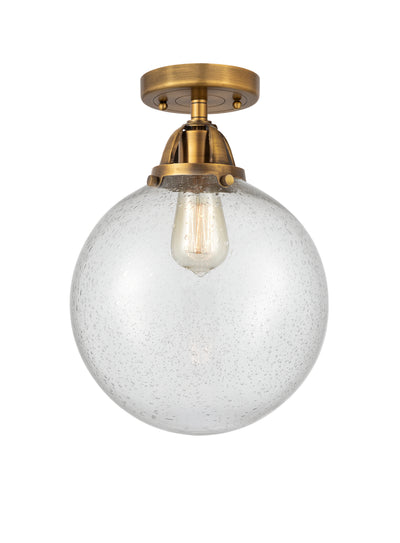 Nouveau Semi-Flush Mount Brushed Satin Nickel