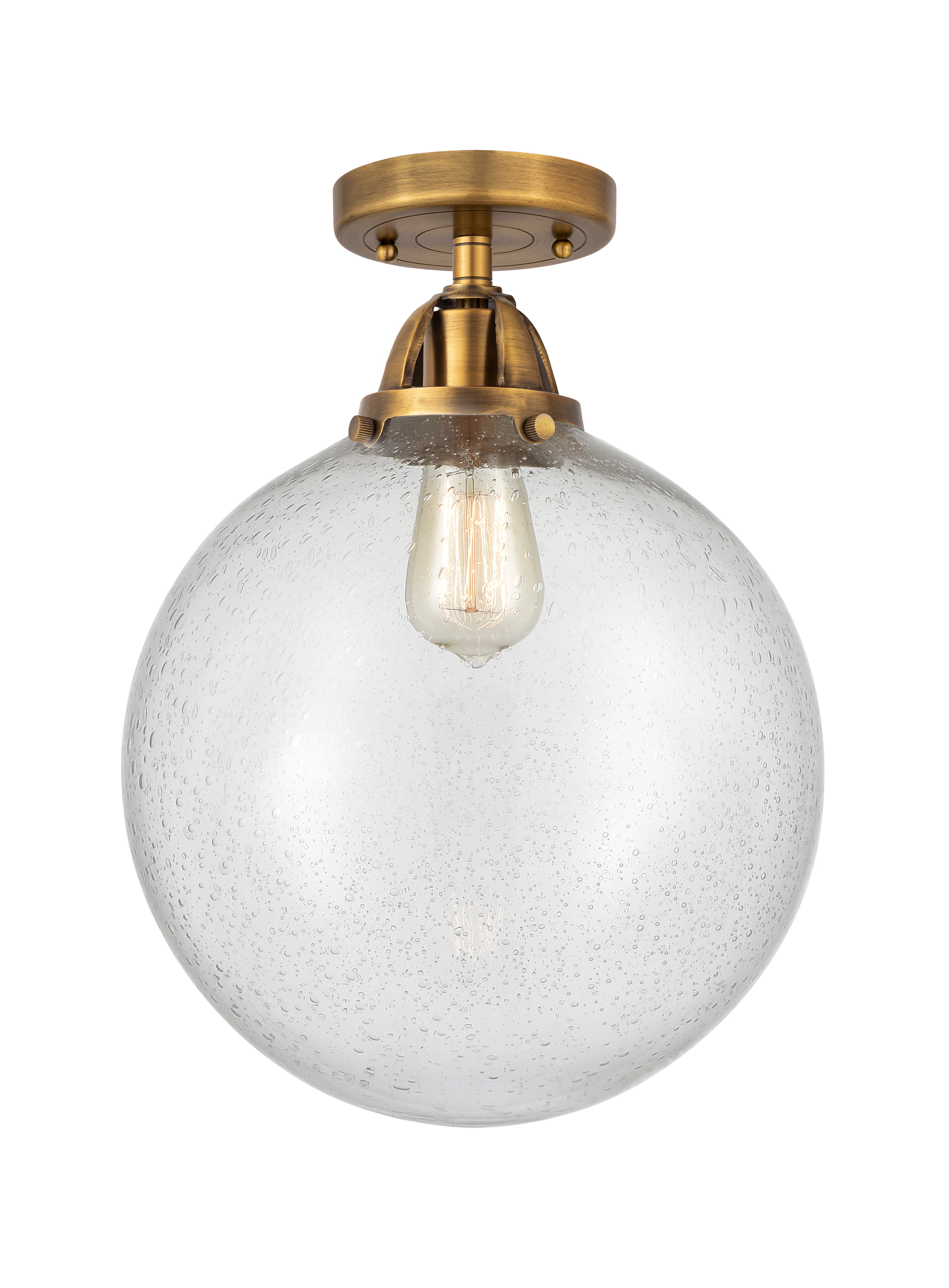 Nouveau Semi-Flush Mount Brushed Nickel