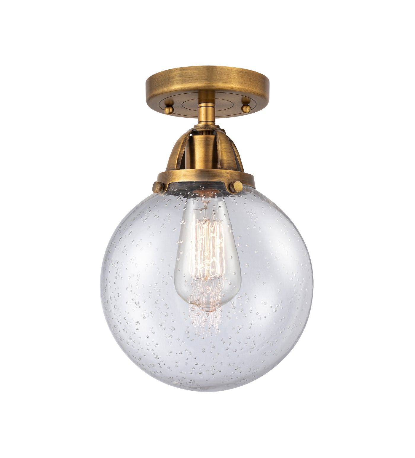 Nouveau Semi-Flush Mount Brushed Nickel