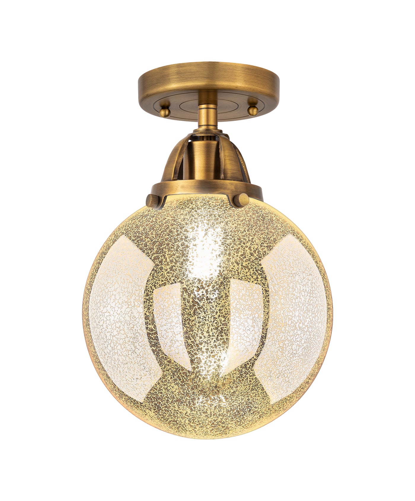 Nouveau Semi-Flush Mount Brushed Nickel