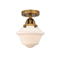 Nouveau Semi-Flush Mount Brushed Nickel