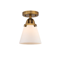 Nouveau Semi-Flush Mount Brushed Nickel
