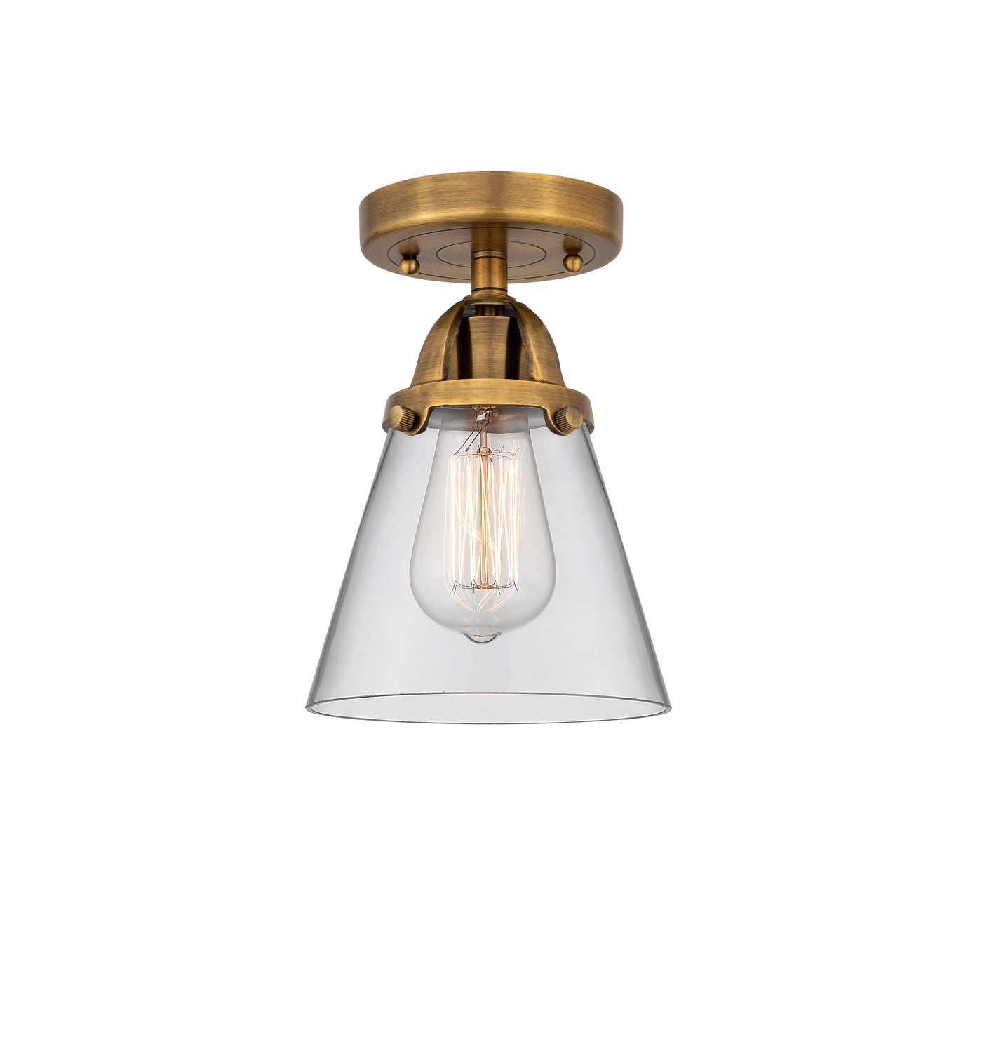Nouveau Semi-Flush Mount Brushed Nickel