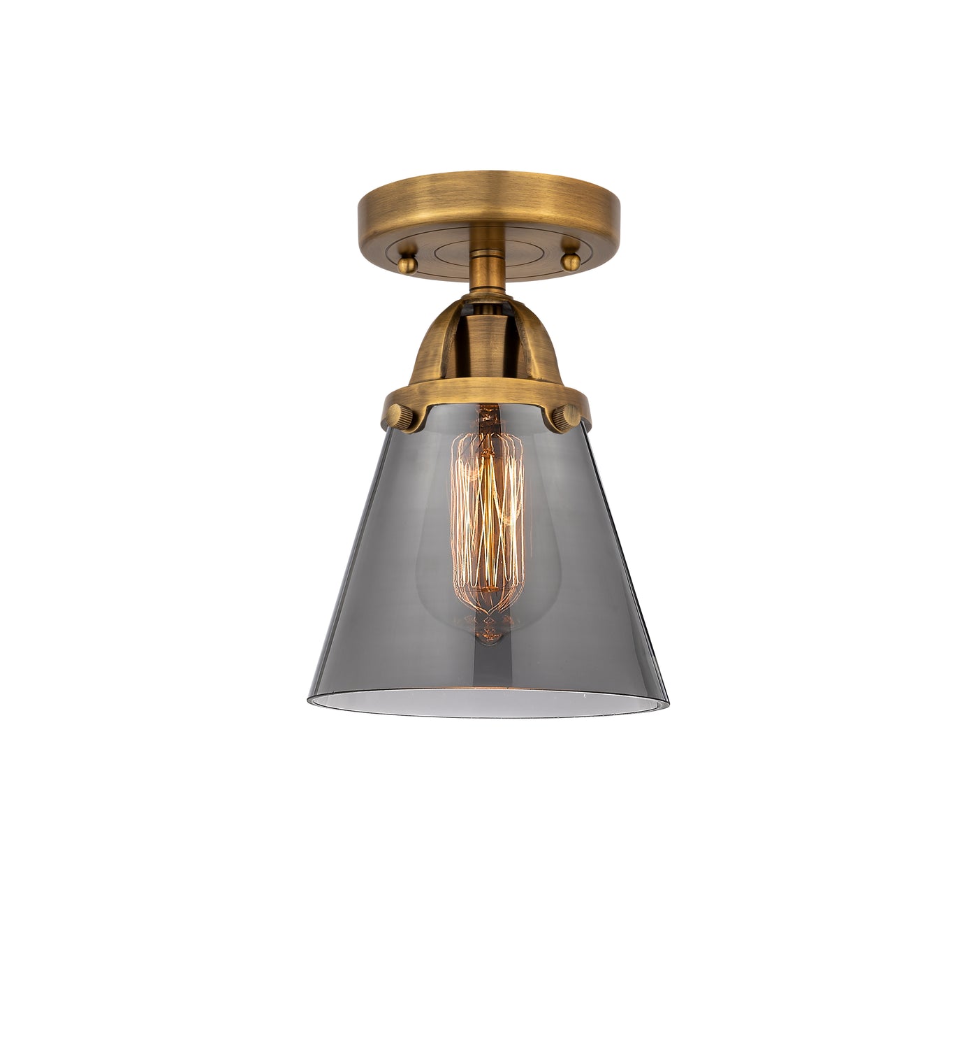 Nouveau Semi-Flush Mount Brushed Nickel