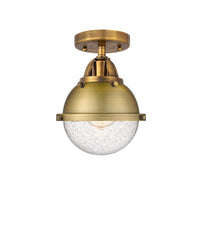 Nouveau Semi-Flush Mount Brushed Satin Nickel