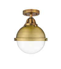 Nouveau Semi-Flush Mount Brushed Satin Nickel