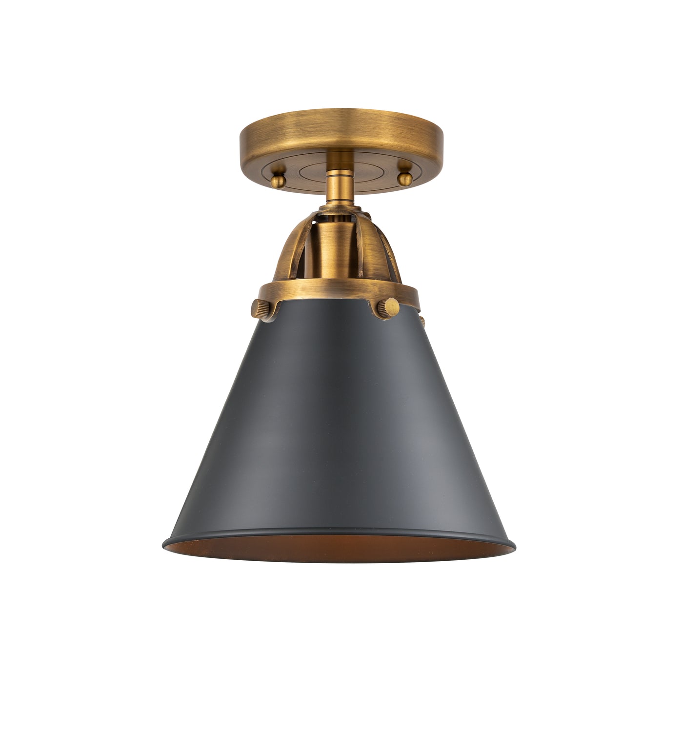 Nouveau Semi-Flush Mount 2 Light Satin Nickel