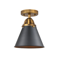 Nouveau Semi-Flush Mount Brushed Satin Nickel