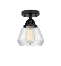 Nouveau Semi-Flush Mount Brushed Satin Nickel