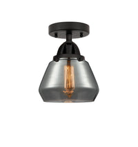 Nouveau Semi-Flush Mount Brushed Satin Nickel