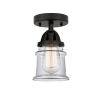 Nouveau Semi-Flush Mount Brushed Satin Nickel