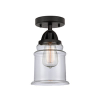 Nouveau Semi-Flush Mount Brushed Satin Nickel
