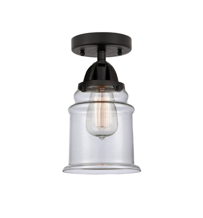 Nouveau Semi-Flush Mount Brushed Satin Nickel