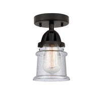 Nouveau Semi-Flush Mount Brushed Satin Nickel