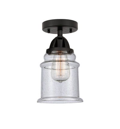 Nouveau Semi-Flush Mount Brushed Satin Nickel