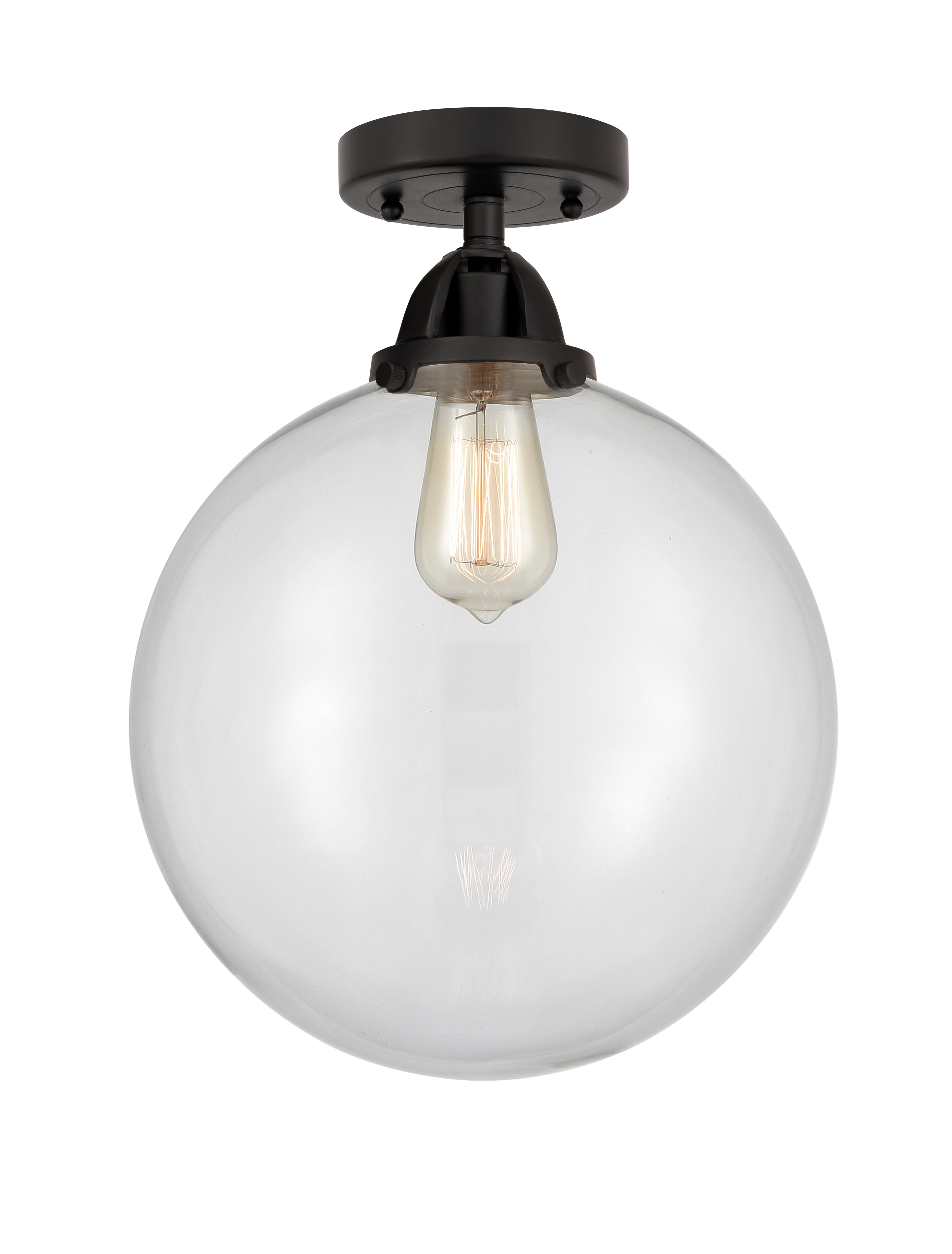 Nouveau Semi-Flush Mount Brushed Nickel