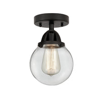 Nouveau Semi-Flush Mount Brushed Satin Nickel