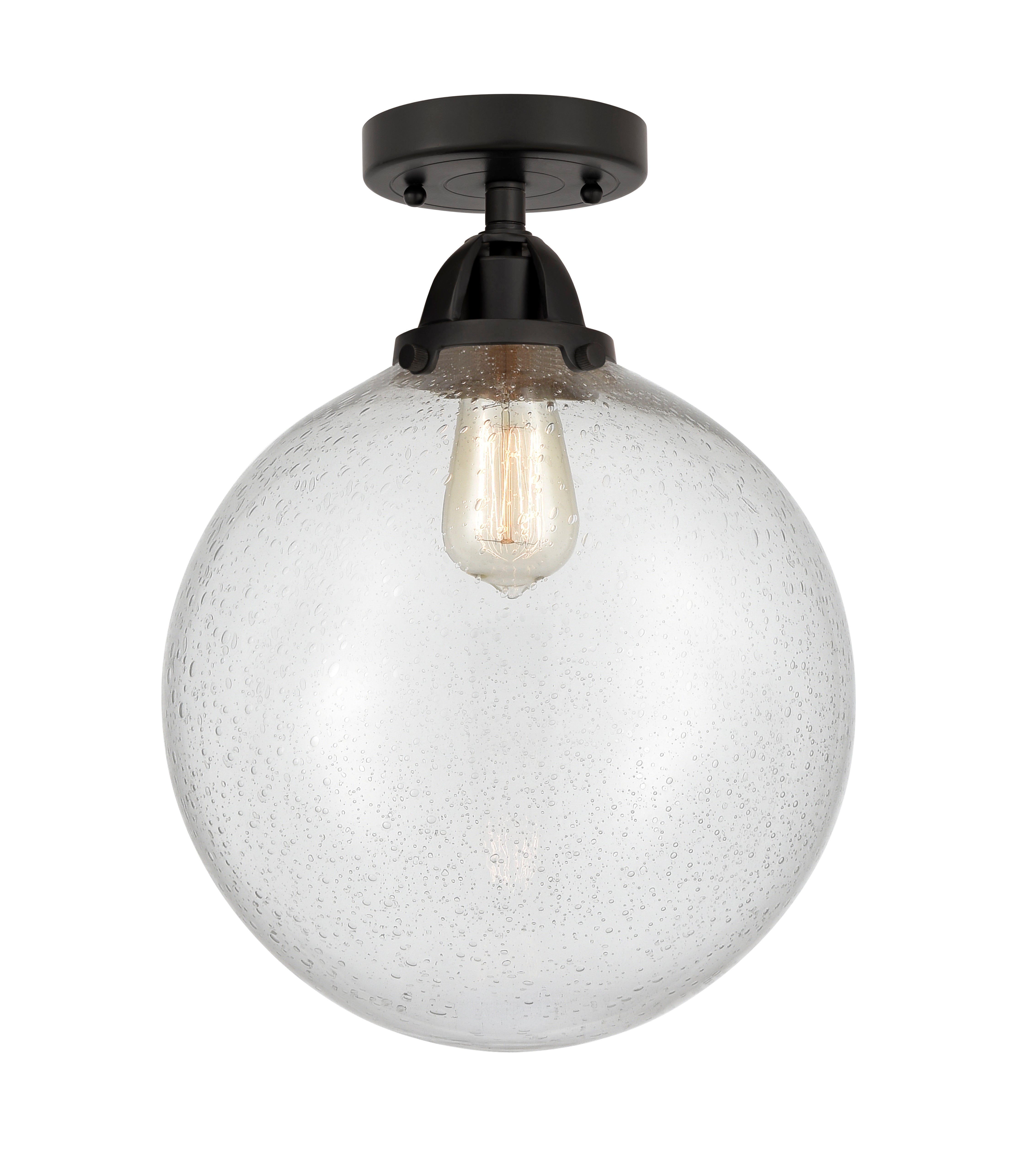 Nouveau Semi-Flush Mount Brushed Nickel