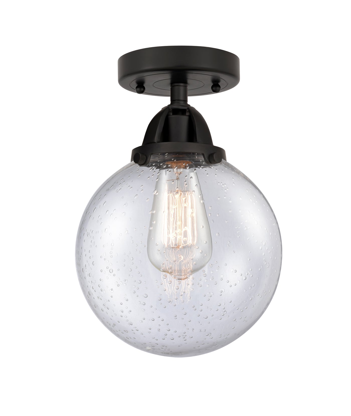Nouveau Semi-Flush Mount Brushed Nickel