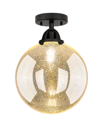 Nouveau Semi-Flush Mount Brushed Satin Nickel