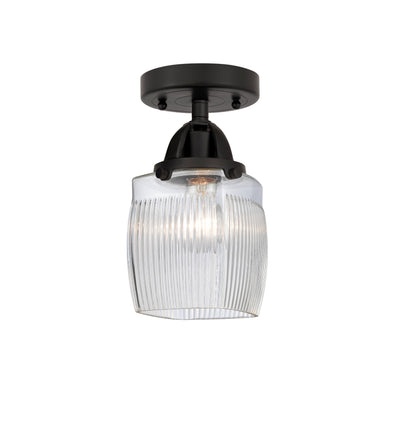 Nouveau Semi-Flush Mount 2 Lights Nickel