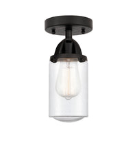 Nouveau Semi-Flush Mount Brushed Satin Nickel
