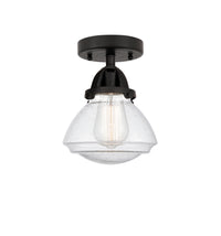 Nouveau Semi-Flush Mount Brushed Satin Nickel