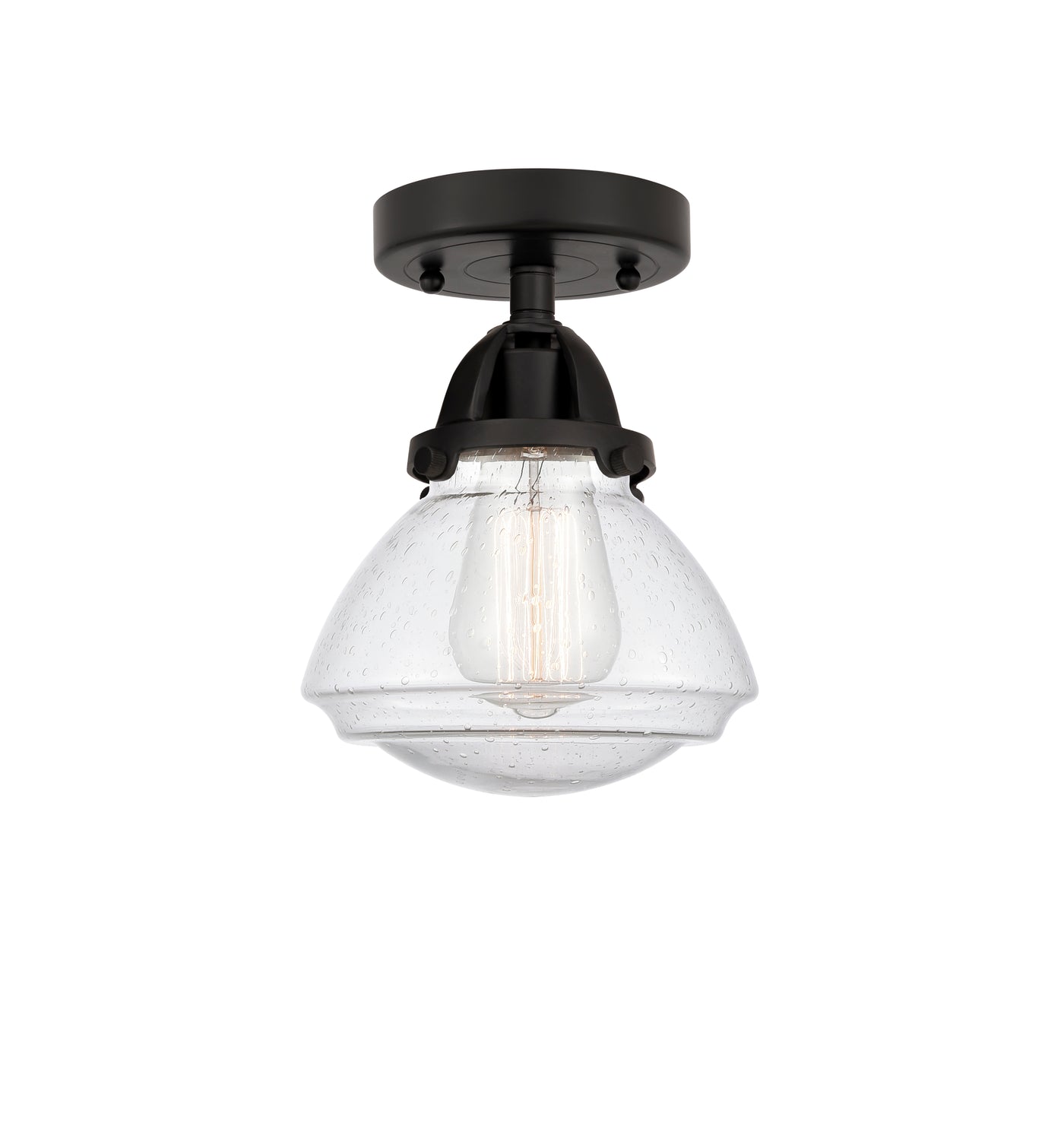 Nouveau Semi-Flush Mount Brushed Nickel