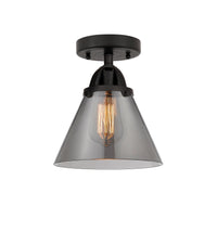 Nouveau Semi-Flush Mount Brushed Nickel