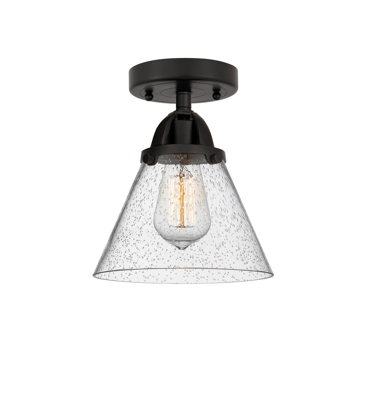 Nouveau Semi-Flush Mount Brushed Nickel