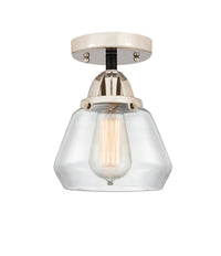 Nouveau Semi-Flush Mount Brushed Satin Nickel