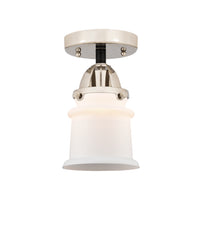 Nouveau Semi-Flush Mount Brushed Satin Nickel