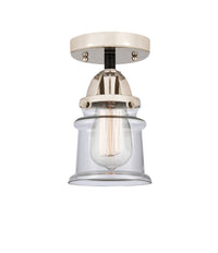 Nouveau Semi-Flush Mount Brushed Satin Nickel