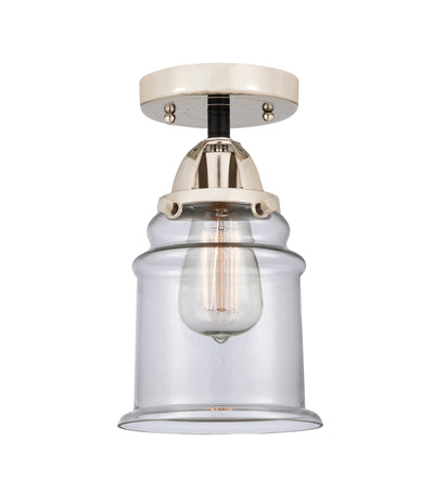 Nouveau Semi-Flush Mount Brushed Satin Nickel