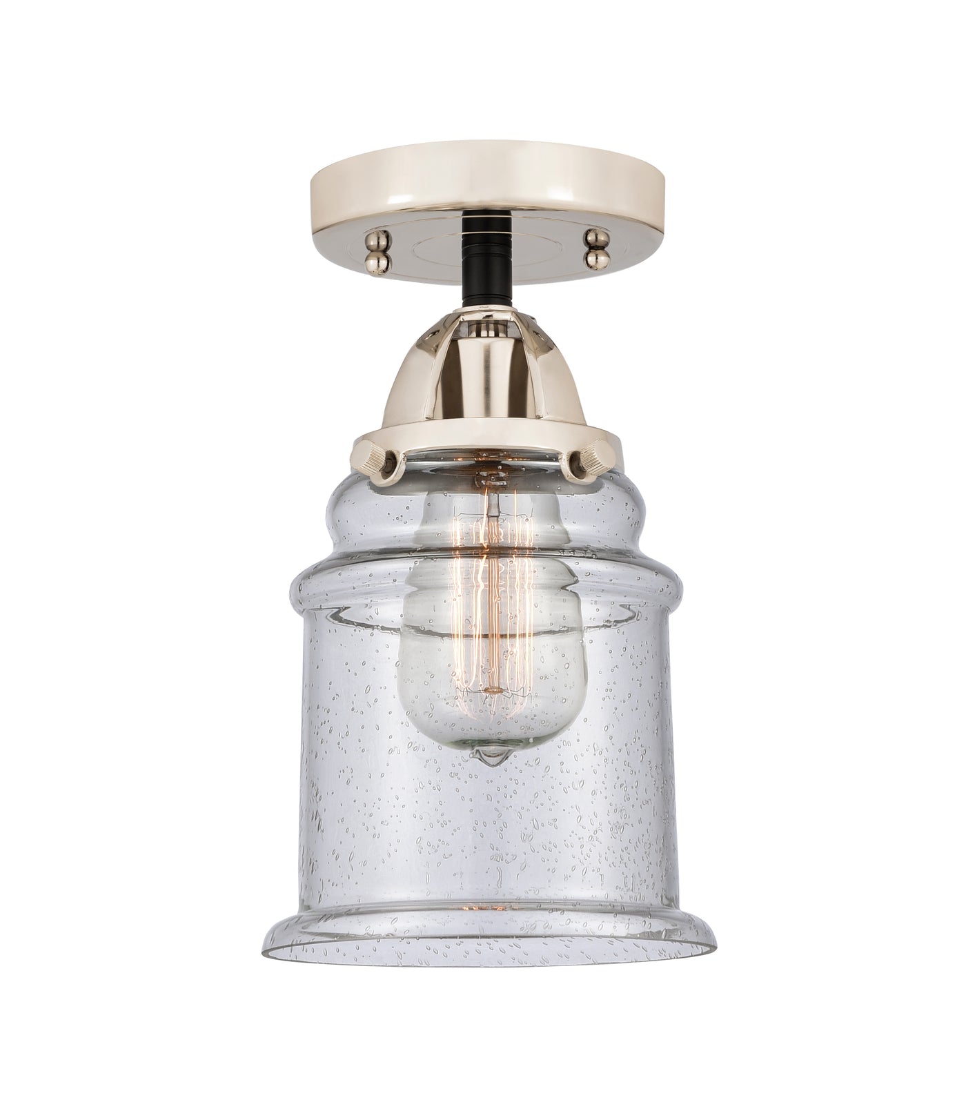Nouveau Semi-Flush Mount Brushed Nickel