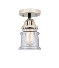 Nouveau Semi-Flush Mount Brushed Satin Nickel