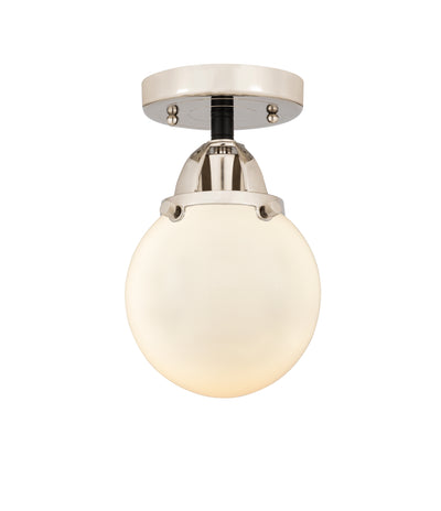 Nouveau Semi-Flush Mount Brushed Satin Nickel