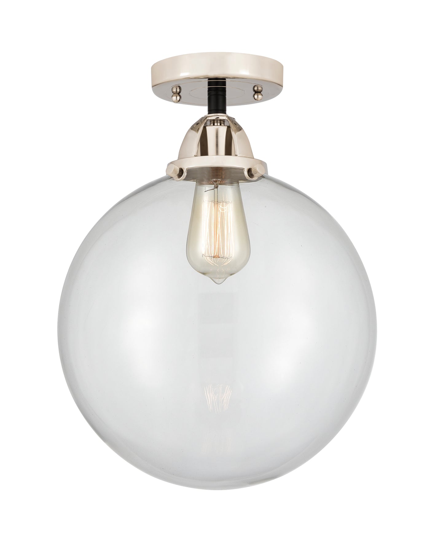 Nouveau Semi-Flush Mount Brushed Nickel