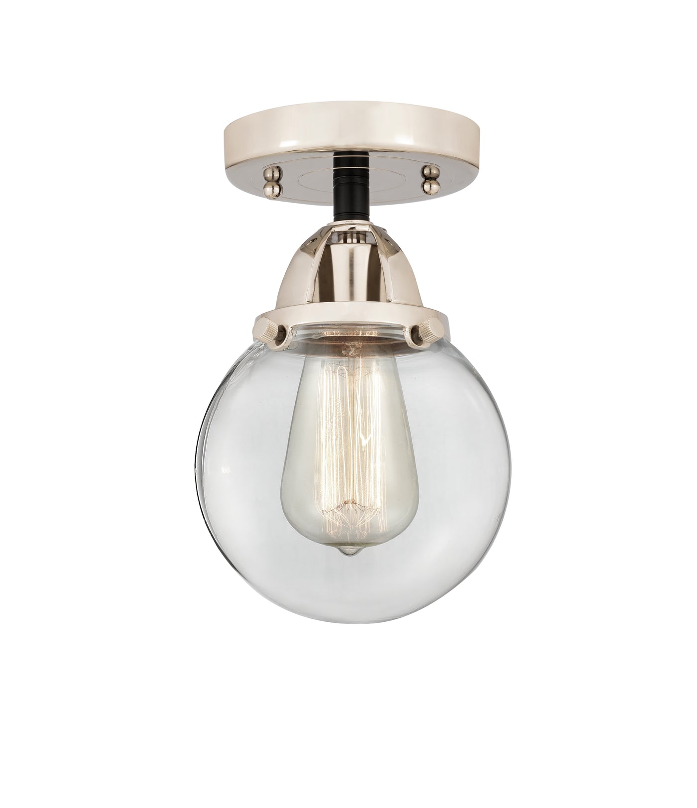 Nouveau Semi-Flush Mount Brushed Nickel