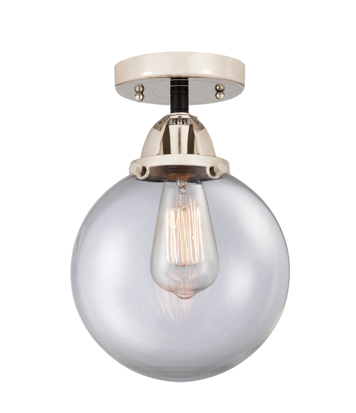 Nouveau Semi-Flush Mount Brushed Nickel