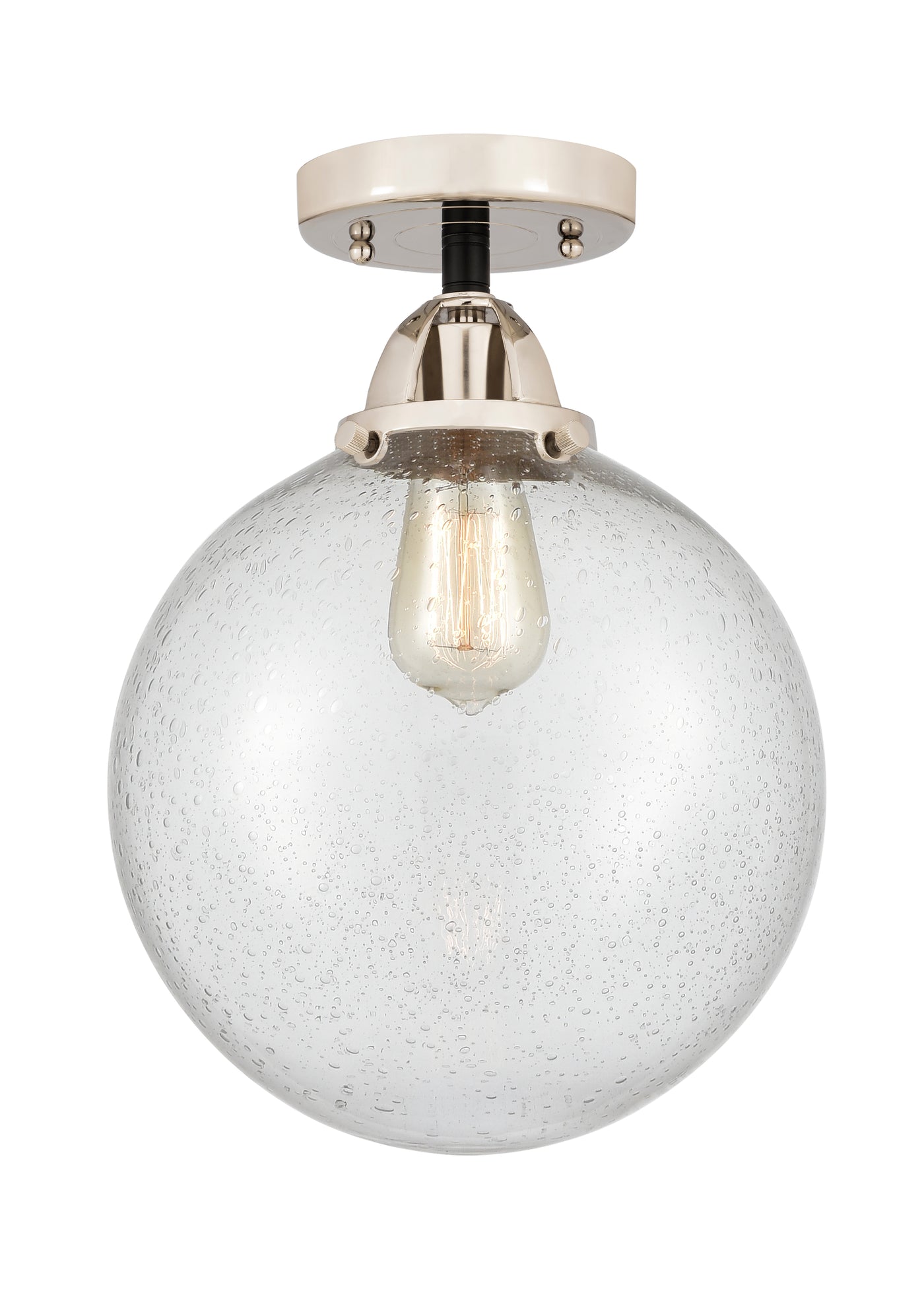 Nouveau Semi-Flush Mount Brushed Nickel