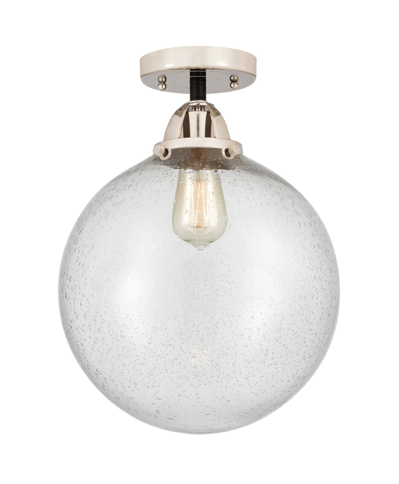 Nouveau Semi-Flush Mount Brushed Nickel