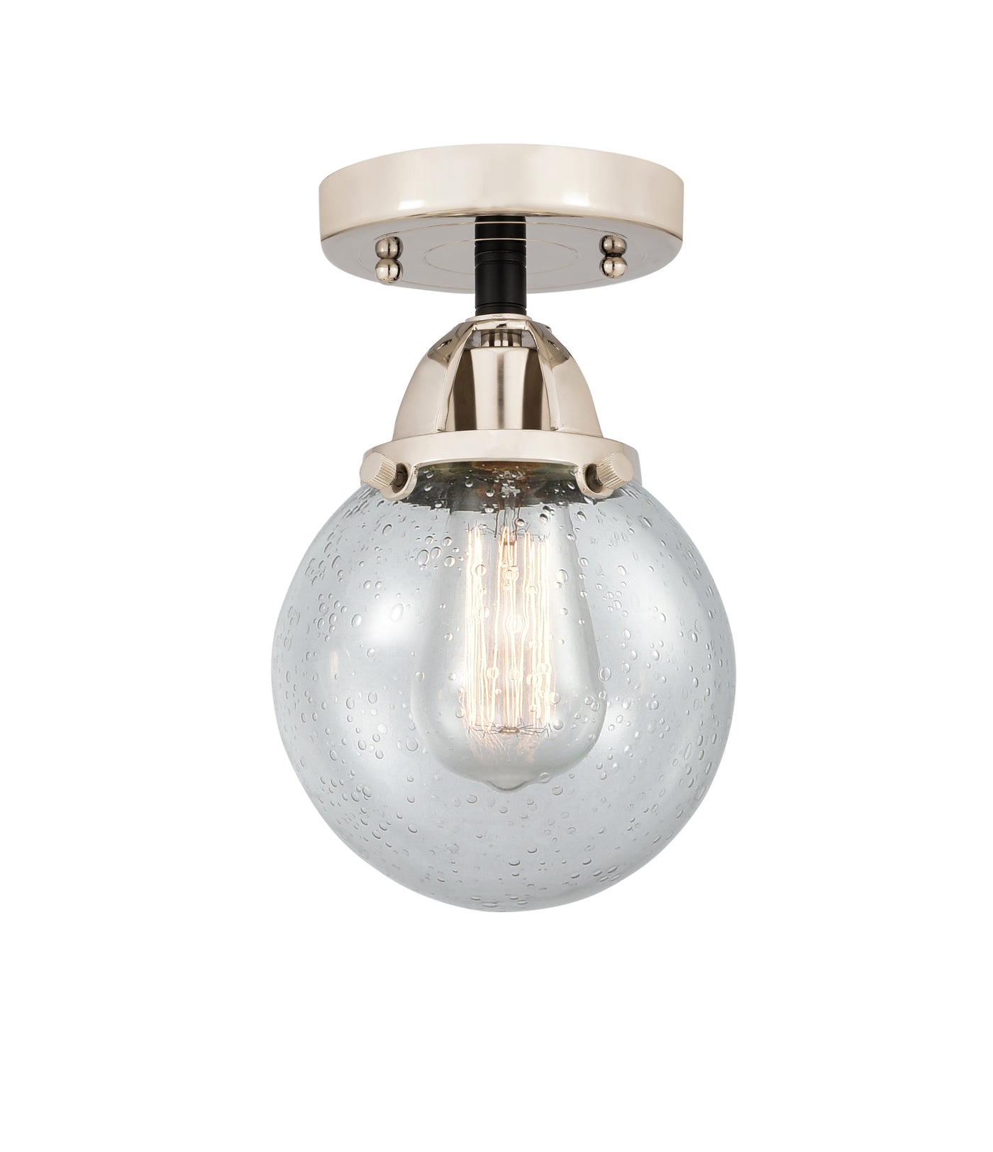Nouveau Semi-Flush Mount Brushed Nickel