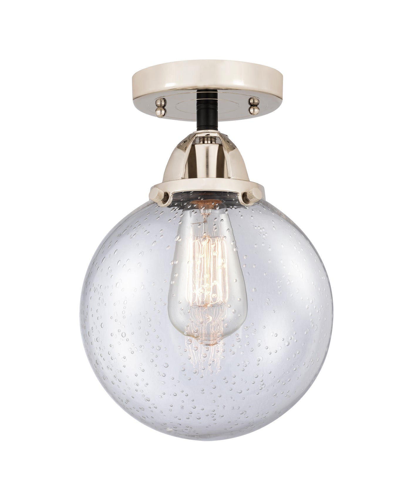 Nouveau Semi-Flush Mount Brushed Nickel