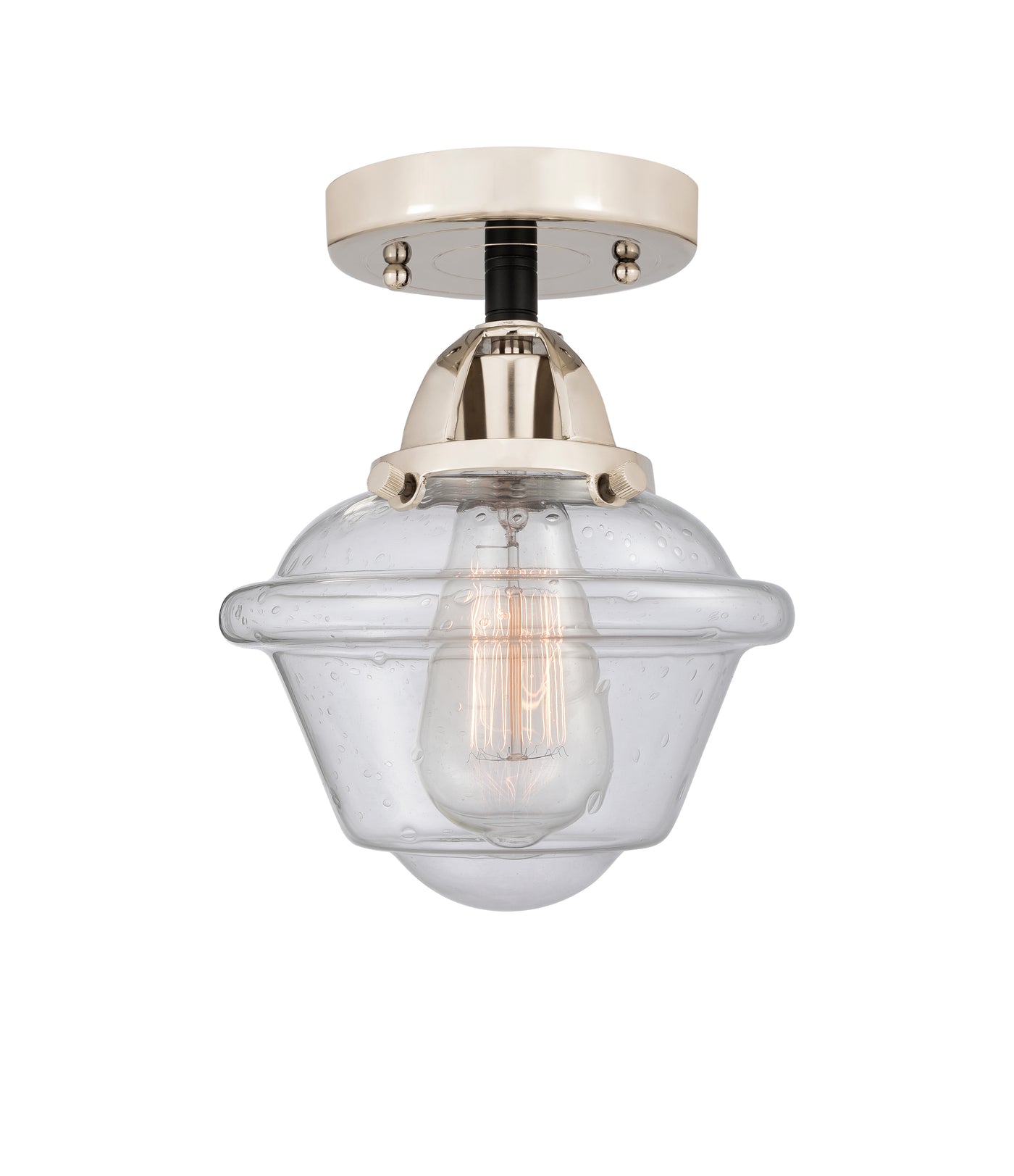 Nouveau Semi-Flush Mount Brushed Nickel